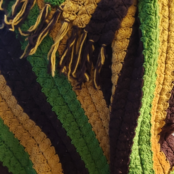 Grandmother Hand Crocheted Afghan - Picture 2 of 2